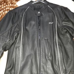Schott moto jacket biker coat size small